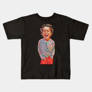 Tristan - Portrait of a Happy Child Kids T-Shirt